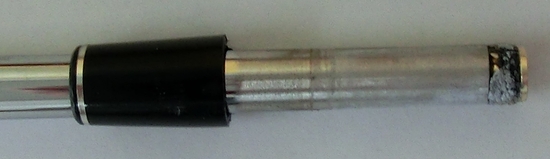 D社アイアンシャフト チップ側重り