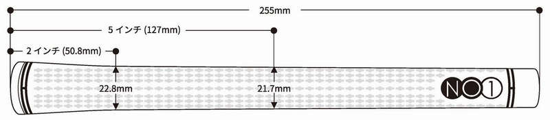 No1グリップ　PROシリーズ　サイズ