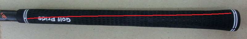 グリップの大きな捩じれ